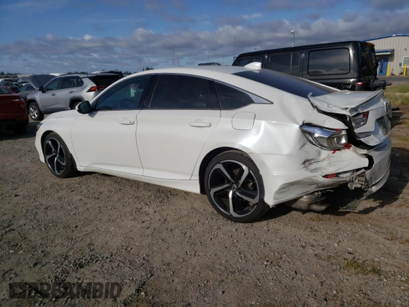 2019 Honda Accord Sedan Sport 1.5T with VIN 1HGCV1F30KA134074, listed as a Copart auction lot 54711475 with 118,789 mi miles and Salvage Title. Bid and sale history available at carsss.com. Image 2.