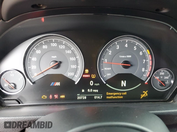 2018 BMW M3 with VIN WBS8M9C55J5J78860, listed as a Copart auction lot 51233634 with 20,728 mi miles. Bid and sale history available at carsss.com. Image 9.