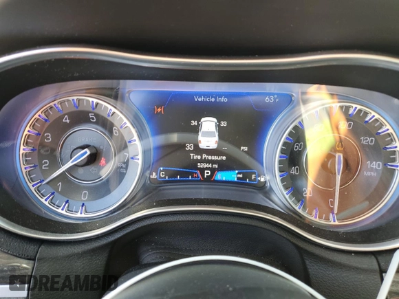 2019 Chrysler 300 Touring with VIN 2C3CCAAG9KH700902, listed as a Copart auction lot 53486655 with 52,944 mi miles and Salvage Title. Bid and sale history available at carsss.com. Image 9.
