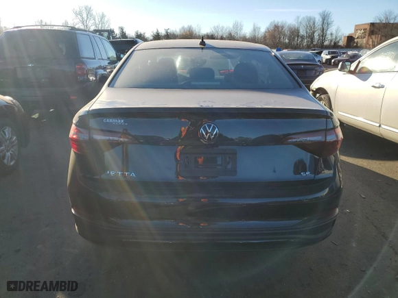 2023 Volkswagen Jetta SE with VIN 3VW7M7BU2PM053489, listed as a Copart auction lot 41567395 with NaN miles and Salvage Title. Bid and sale history available at carsss.com. Image 6.