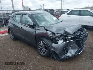 2021 Nissan Kicks SV with VIN 3N1CP5CV2ML515624, listed as a IAAI auction lot 41924838 with 33,060 mi miles and . Bid and sale history available at DreamBid. Image 1.