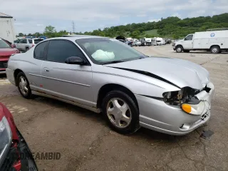 2002 Chevrolet Monte Carlo SS with VIN 2G1WX15K929391172, listed as a Copart auction lot 63061484 with 233,951 mi miles and Non Repairable. Bid and sale history available at carsss.com. Image 4.