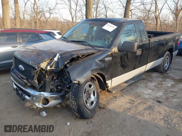 2006 Ford F-150 XL with VIN 1FTRF14W26NA53532, listed as a IAAI auction lot 41792110 with 115,264 mi miles. Bid and sale history available at carsss.com. Image 6.