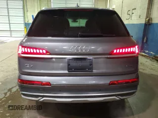 2022 Audi Q7 Premium Plus with VIN WA1LJBF70ND004733, listed as a Copart auction lot 85581334 with 43,181 mi miles and Salvage title. Bid and sale history available at DreamBid. Image 6.