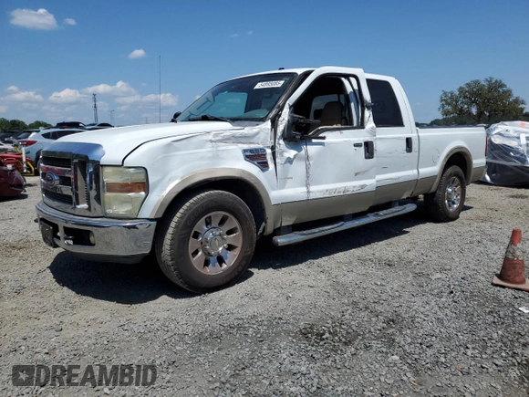 2008 Ford F-250 XL with VIN 1FTSW20R38EA03782, listed as a Copart auction lot 54895085 with 142,357 mi miles and Salvage title. Bid and sale history available at DreamBid. Image 1.