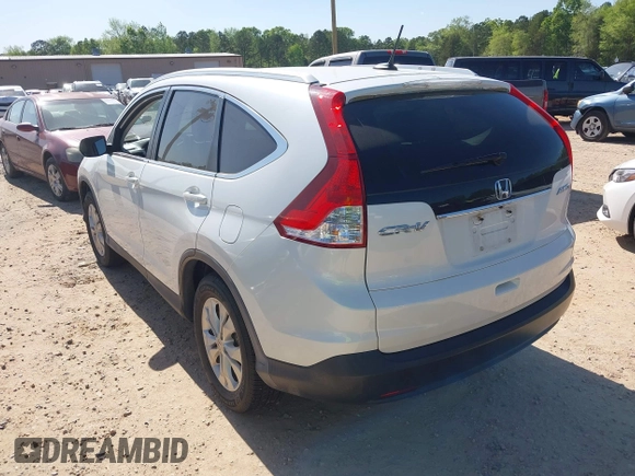 2014 Honda CR-V EX-L with VIN 5J6RM4H77EL028656, listed as a IAAI auction lot 42022965 with 100,329 mi miles. Bid and sale history available at carsss.com. Image 3.