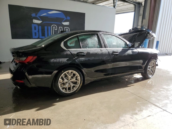 2025 BMW 3 Series 330i xDrive with VIN 3MW89CW02S8F08011, listed as a Copart auction lot 53448925 with 0 mi miles and Non Repairable. Bid and sale history available at carsss.com. Image 3.