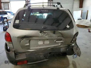 2006 Hyundai Santa Fe GLS with VIN KM8SC13D66U068594, listed as a Copart auction lot 77463854 with 132,081 mi miles and Salvage Title. Bid and sale history available at carsss.com. Image 6.