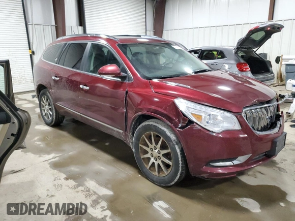 2016 Buick Enclave Leather with VIN 5GAKVBKD6GJ153106, listed as a Copart auction lot 43143415 with 140,303 mi miles and Salvage Title. Bid and sale history available at carsss.com. Image 4.