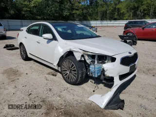 2015 Kia Cadenza Premium with VIN KNALN4D7XF5188175, listed as a Copart auction lot 74464894 with 91,193 mi miles and Salvage Title. Bid and sale history available at carsss.com. Image 4.