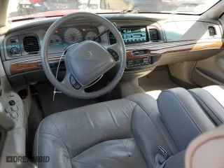 1998 Mercury Grand Marquis LS with VIN 2MEFM75W0WX641789, listed as a Copart auction lot 47756185 with 186,213 mi miles and Salvage Title. Bid and sale history available at carsss.com. Image 8.