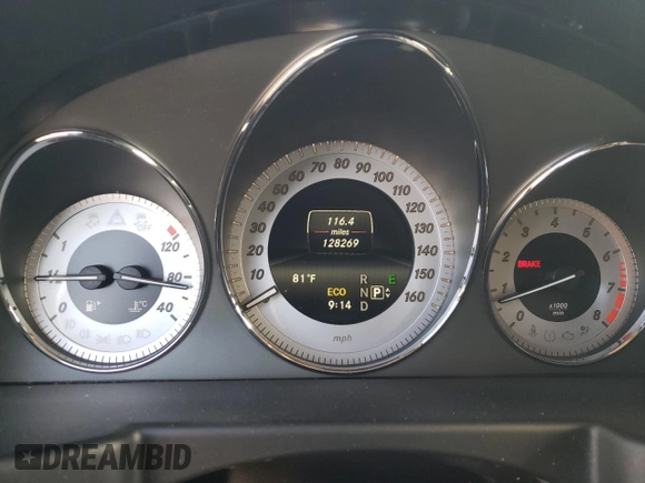 2014 Mercedes-Benz GLK 350 with VIN WDCGG5HB6EG311261, listed as a Copart auction lot 76586194 with 128,269 mi miles and Salvage Title. Bid and sale history available at DreamBid. Image 9.