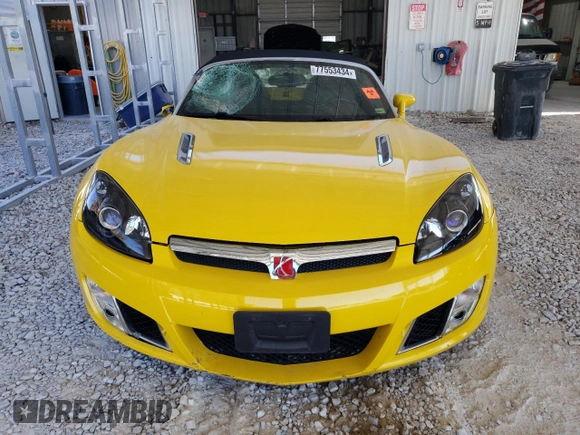 2008 Saturn Sky Red Line z VIN 1G8MF35XX8Y120130, wystawiony jako Copart lot #77553434 z przebiegiem 110 716 mil mil oraz Tytuł czysty. Historia ofert i sprzedaży dostępna na DreamBid. Obrazek 5.