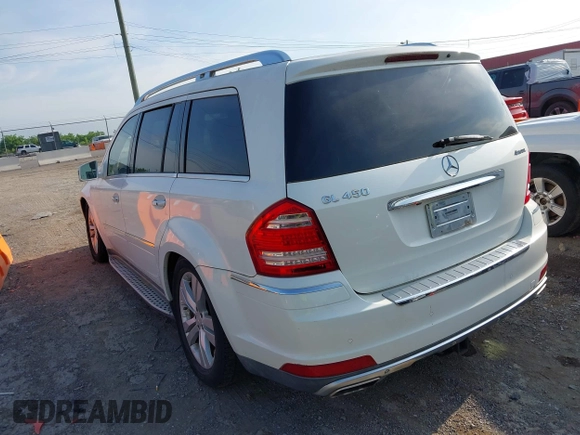 2011 Mercedes-Benz GL-Class GL 450 with VIN 4JGBF7BE1BA709277, listed as a IAAI auction lot 42163011 with 140,130 mi miles. Bid and sale history available at carsss.com. Image 3.