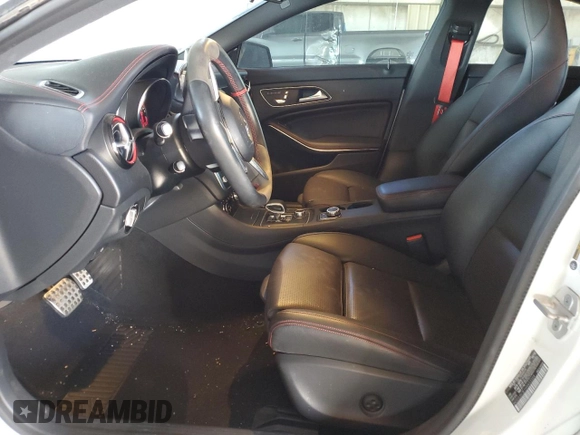 2017 Mercedes-Benz CLA 45 AMG with VIN WDDSJ5CB1HN453354, listed as a Copart auction lot 80338774 with 29,591 mi miles and Salvage Title. Bid and sale history available at DreamBid. Image 7.