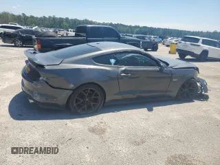 2019 Ford Mustang GT with VIN 1FA6P8CF4K5184455, listed as a Copart auction lot 48125085 with 73,983 mi miles and Salvage Title. Bid and sale history available at carsss.com. Image 3.