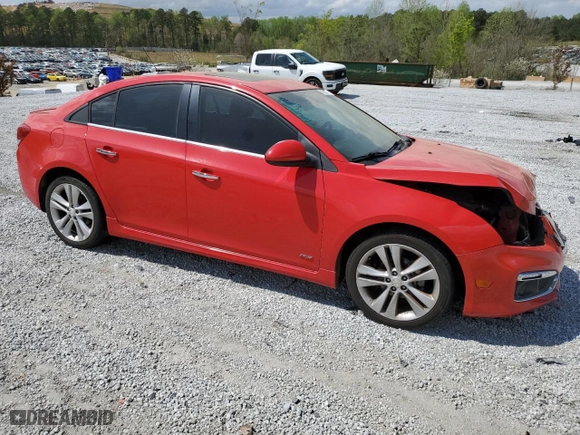 2015 Chevrolet Cruze LTZ with VIN 1G1PG5SB1F7148110, listed as a Copart auction lot 51678035 with 144,215 mi miles and Salvage Title. Bid and sale history available at carsss.com. Image 4.