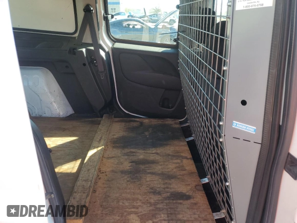 2015 Ram ProMaster City Cargo Tradesman with VIN ZFBERFAT1F6A02522, listed as a Copart auction lot 52597545 with 184,024 mi miles and Clean Title. Bid and sale history available at carsss.com. Image 11.