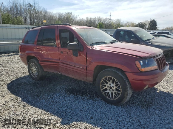2002 Jeep Grand Cherokee Limited with VIN 1J4GX58N52C216106, listed as a Copart auction lot 50381665 with 280,774 mi miles and Salvage Title. Bid and sale history available at DreamBid. Image 4.