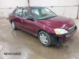 2002 Honda Civic LX with VIN 2HGES16512H513959, listed as a IAAI auction lot 42051292 with 137,656 mi miles and . Bid and sale history available at carsss.com. Image 1.