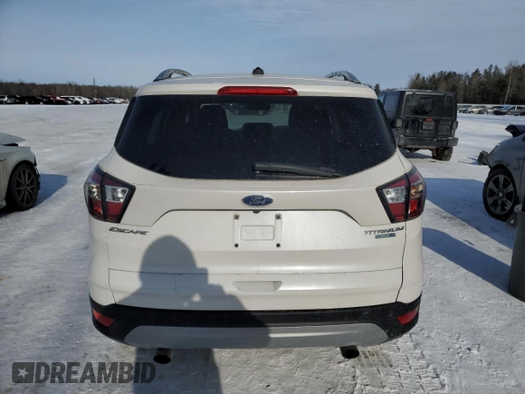 2017 Ford Escape Titanium with VIN 1FMCU9J9XHUA01661, listed as a Copart auction lot 88345395 with 79,865 mi miles and Salvage Title. Bid and sale history available at carsss.com. Image 6.