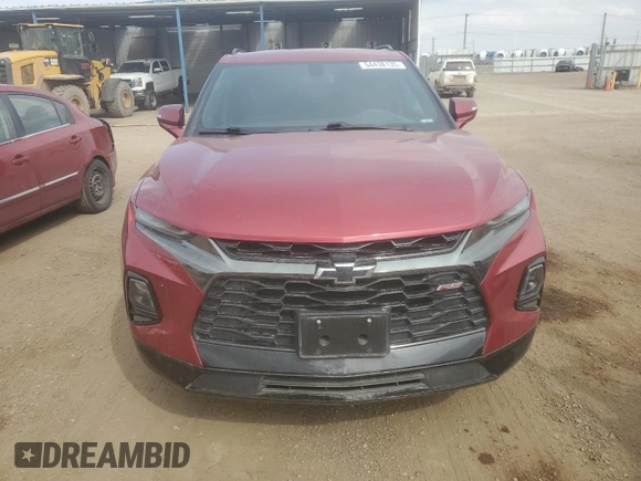 2020 Chevrolet Blazer RS z VIN 3GNKBKRS0LS571088, wystawiony jako Copart lot #54438135 z przebiegiem 28 124 mil mil oraz Szkoda całkowita • Salvage title. Historia ofert i sprzedaży dostępna na DreamBid. Obrazek 5.