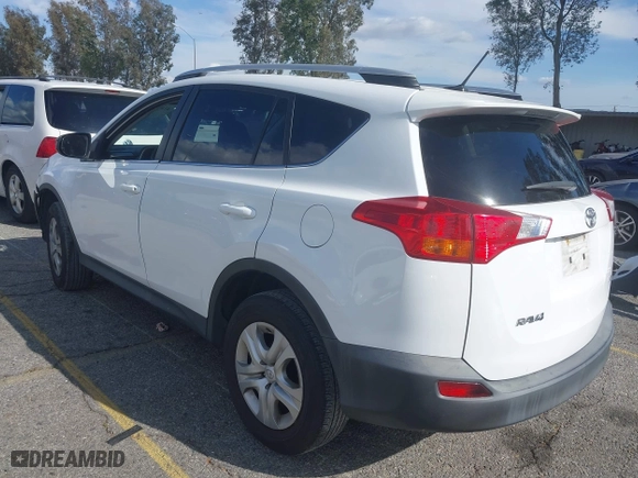 2014 Toyota RAV4 LE with VIN 2T3ZFREV6EW079675, listed as a IAAI auction lot 41893612 with 163,399 mi miles. Bid and sale history available at carsss.com. Image 3.