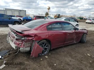 2021 Dodge Charger SXT with VIN 2C3CDXBG3MH612042, listed as a Copart auction lot 47273435 with 70,308 mi miles and Salvage Title. Bid and sale history available at carsss.com. Image 3.