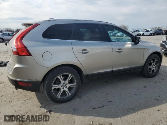 2013 Volvo XC60 T6 with VIN YV4902DZ1D2407280, listed as a Copart auction lot 50315555 with 162,855 mi miles and Salvage Title. Bid and sale history available at carsss.com. Image 3.