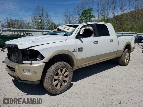 2014 Ram 2500 Longhorn with VIN 3C6UR5PL7EG289778, listed as a Copart auction lot 51343434 with 170,958 mi miles and Salvage Title. Bid and sale history available at carsss.com. Image 1.