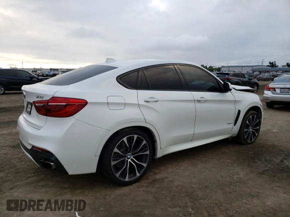 2018 BMW X6 xDrive50i with VIN 5UXKU6C51J0W38863, listed as a Copart auction lot 73083632 with 59,290 mi miles. Bid and sale history available at carsss.com. Image 3.