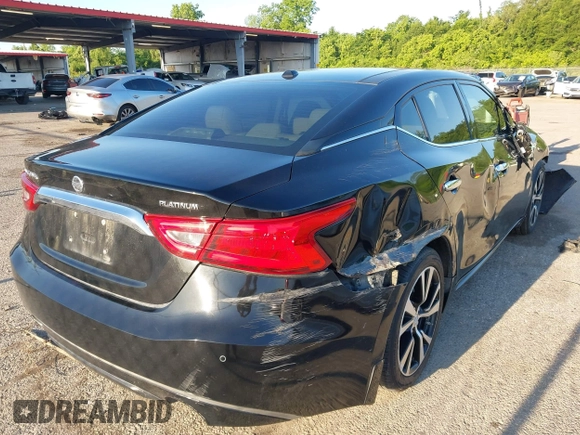 2018 Nissan Maxima SL with VIN 1N4AA6AP3JC401046, listed as a IAAI auction lot 42144400 with 86,330 mi miles and . Bid and sale history available at DreamBid. Image 4.