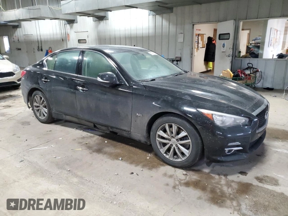 2017 Infiniti Q50 Premium z VIN JN1EV7AR4HM830890, wystawiony jako Copart lot #89015575 z przebiegiem 70 280 mil mil oraz Szkoda całkowita • Salvage title. Historia ofert i sprzedaży dostępna na DreamBid. Obrazek 4.