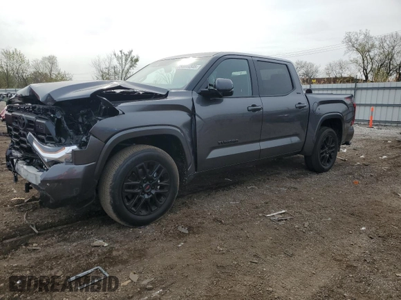 2024 Toyota Tundra SR5 with VIN 5TFLA5DB8RX225497, listed as a Copart auction lot 54444545 with 6,092 mi miles and Salvage title. Bid and sale history available at DreamBid. Image 1.