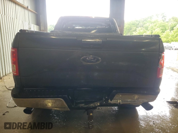 2015 Ford F-150 XLT with VIN 1FTFX1EG0FFD05618, listed as a Copart auction lot 61289795 with 91,836 mi miles and Salvage title. Bid and sale history available at DreamBid. Image 6.