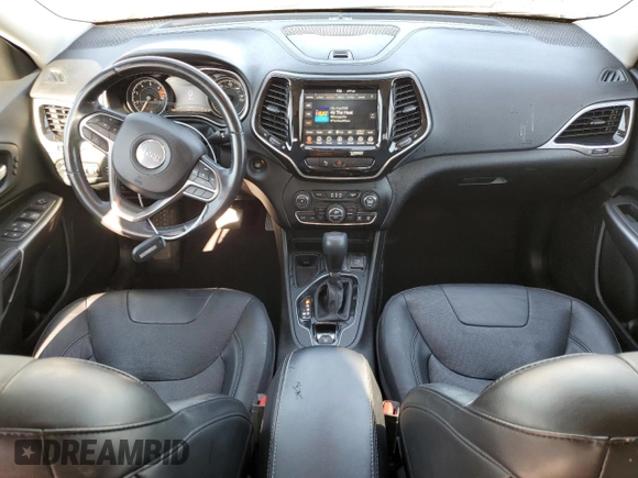 2019 Jeep Cherokee Limited with VIN 1C4PJLDB0KD487933, listed as a Copart auction lot 52788155 with 125,083 mi miles and Salvage title. Bid and sale history available at DreamBid. Image 8.