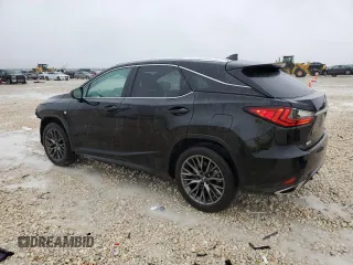 2022 Lexus RX with VIN 2T2YZMDA6NC343309, listed as a Copart auction lot 50161385 with 37,728 mi miles and Salvage Title. Bid and sale history available at carsss.com. Image 2.