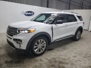 2024 Ford Explorer Limited with VIN 1FMSK7FH1RGA24462, listed as a Copart auction lot 49630855 with 13,995 mi miles and Non Repairable. Bid and sale history available at carsss.com. Image 1.