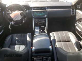 2017 Land Rover Range Rover HSE with VIN SALGS2FV8HA325212, listed as a Copart auction lot 57654425 with 98,009 mi miles and Salvage title. Bid and sale history available at DreamBid. Image 8.