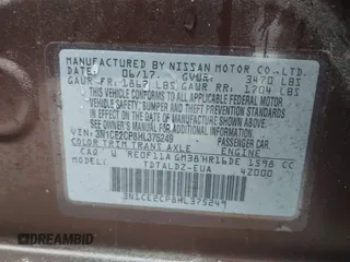 2017 Nissan Note SV with VIN 3N1CE2CP8HL375249, listed as a IAAI auction lot 41972181 with 44,934 mi miles and . Bid and sale history available at DreamBid. Image 9.