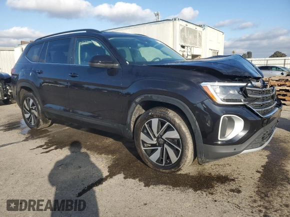 2025 Volkswagen Atlas SE with VIN 1V2HR2CA6SC504089, listed as a Copart auction lot 85039764 with 3,113 mi miles and Clean title. Bid and sale history available at DreamBid. Image 4.