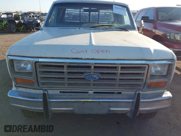 1985 Ford F-250 with VIN 1FTHX2516FKA70773, listed as a IAAI auction lot 41953313 with 986,298 mi miles. Bid and sale history available at carsss.com. Image 10.