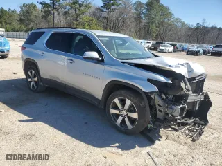 2021 Chevrolet Traverse LT Leather with VIN 1GNERHKW6MJ211870, listed as a Copart auction lot 47244345 with 81,214 mi miles and Salvage Title. Bid and sale history available at carsss.com. Image 4.