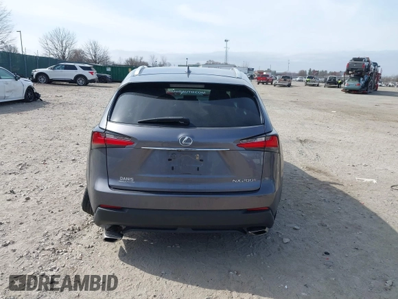 2017 Lexus NX with VIN JTJBARBZ7H2102253, listed as a IAAI auction lot 41783042 with 97,018 mi miles. Bid and sale history available at carsss.com. Image 16.