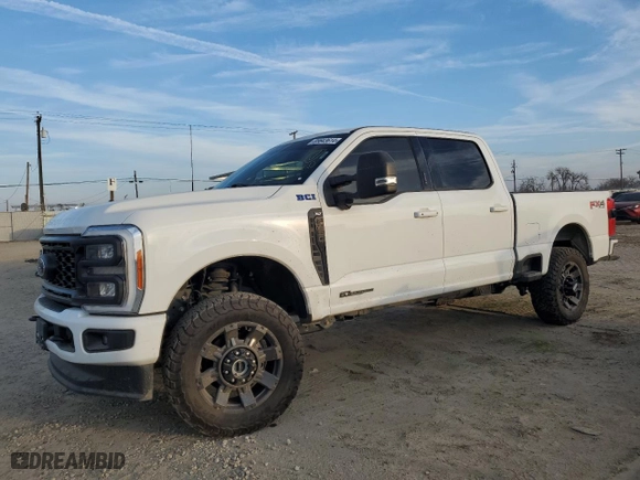 2023 Ford Super Duty F-250 SRW XL with VIN 1FT8W2BT7PED01186, listed as a Copart auction lot 85643614 with 43,278 mi miles and Salvage Title. Bid and sale history available at carsss.com. Image 1.