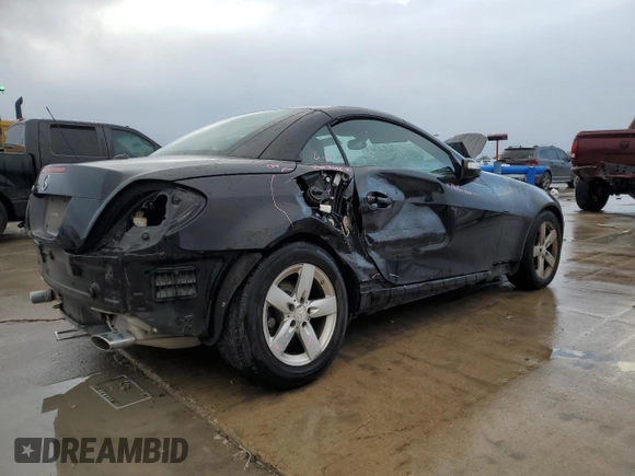 2008 Mercedes-Benz SLK-Class 3.0L with VIN WDBWK54F88F181341, listed as a Copart auction lot 83109284 with 75,035 mi miles and Salvage Title. Bid and sale history available at carsss.com. Image 3.