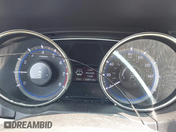 2013 Hyundai Sonata GLS with VIN 5NPEB4AC0DH566586, listed as a IAAI auction lot 42329993 with 118,089 mi miles and . Bid and sale history available at DreamBid. Image 7.