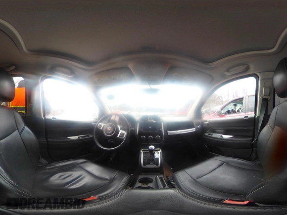 2015 Jeep Compass Limited with VIN 1C4NJDCB9FD216387, listed as a IAAI auction lot 41231484 with 95,436 mi miles. Bid and sale history available at carsss.com. Image 17.