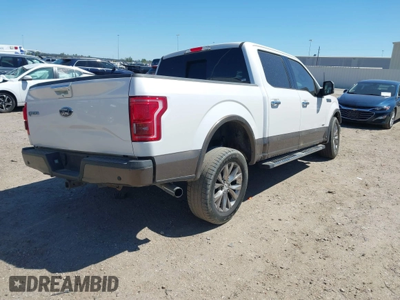 2015 Ford F-150 XL with VIN 1FTEW1CG0FKE70500, listed as a IAAI auction lot 41828045 with 170,519 mi miles. Bid and sale history available at carsss.com. Image 4.