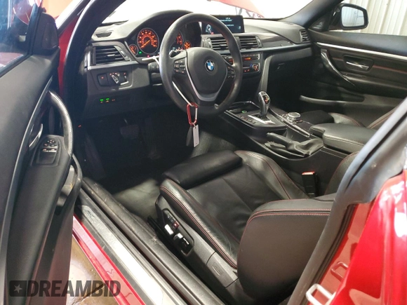 2016 BMW 4 Series 428i xDrive with VIN WBA3N9C54GK250704, listed as a Copart auction lot 52419385 with 92,738 mi miles and Salvage Title. Bid and sale history available at carsss.com. Image 8.